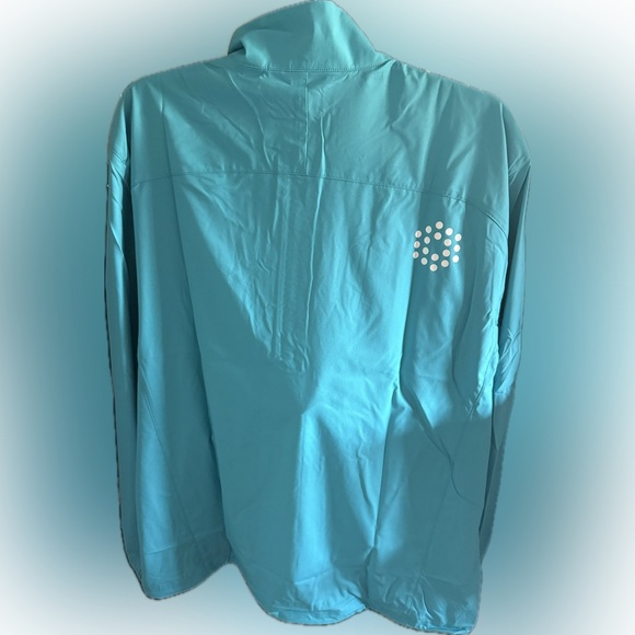Puma Aqua Blue Windbreaker Jacket - Picture 3 of 16